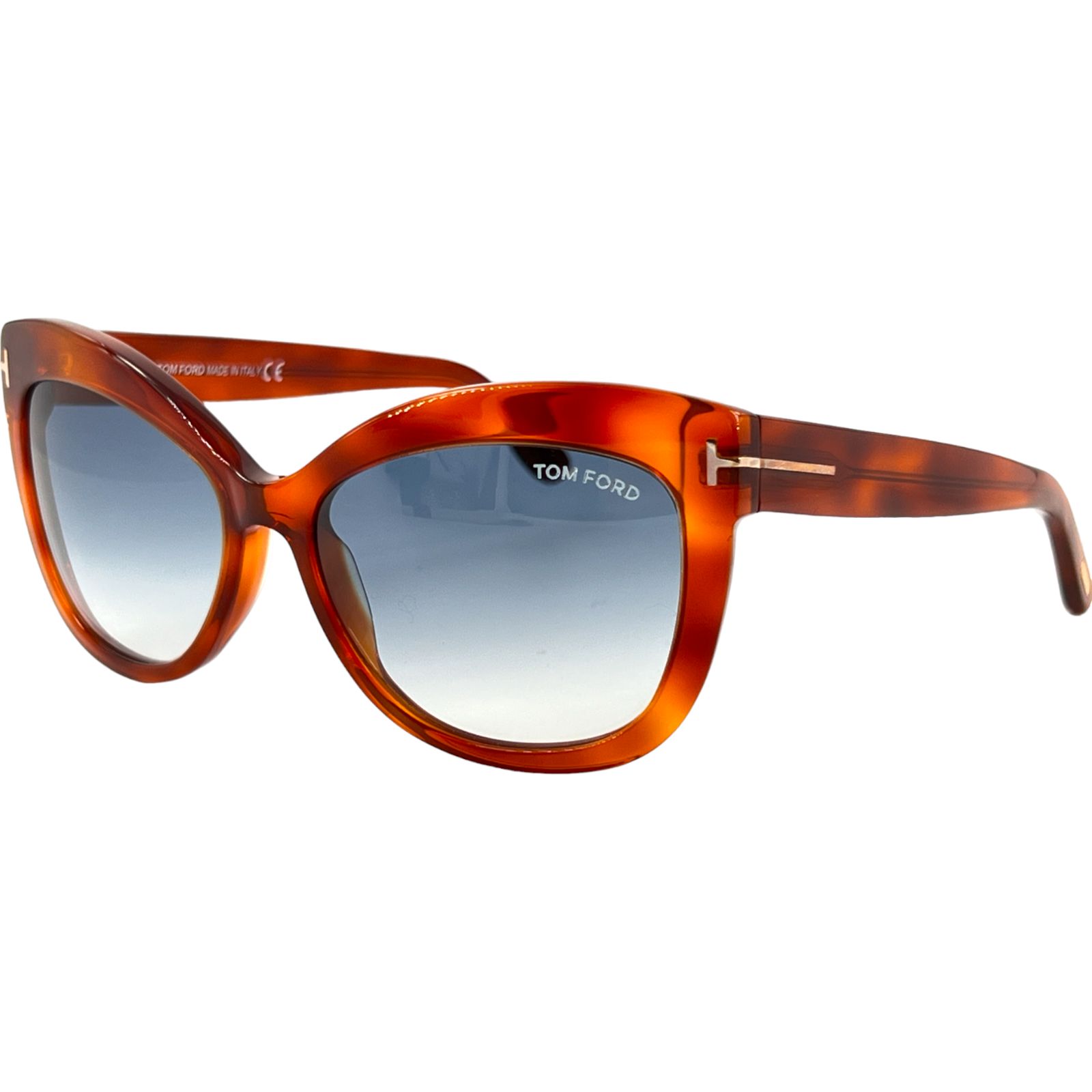 Tom Ford Ft524 Alistair Womens Sunglass 53w Blonde Havana